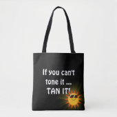 leuke zon met zonnebrillen tote bag (Voorkant)