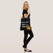 leuke zon met zonnebrillen tote bag (Op model)