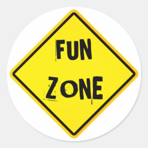 leuke zone ronde sticker