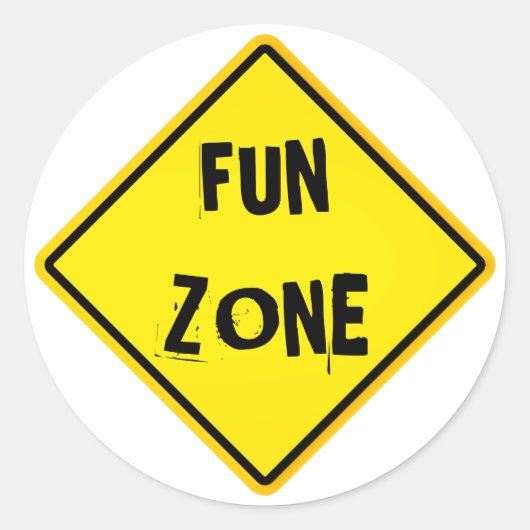 leuke zone ronde sticker (Voorkant)