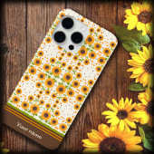 Leuke Zonnebloem Geel Uniek Patroon Aangepaste Naa Case-Mate iPhone Case