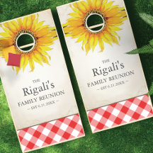 Leuke Zonnebloem & Gingham Familie Reünie Activite