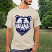 Leuke zonnebril blauwe Daddy Bear T-shirt