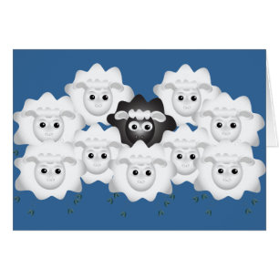 Leuke Zwart schapen van de Familie