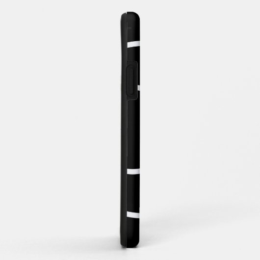 Leuke zwart wit moderne concentrische signaalgolve Case-Mate iPhone case (Achterkant/rechts)