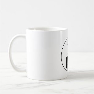 Leuke zwart-wit Yin en Yang Cat Love Design Koffiemok