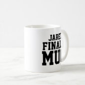 Leuke zwart-witte schoolfinales Mok (Voorkant rechts)