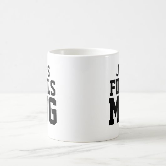 Leuke zwart-witte schoolfinales Mok (Center)