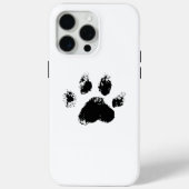 Leuke zwarte hondenliefhebbers poot Case-Mate iPhone case (Achterkant)