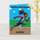 Leuke zwarte jongens track ster geheim bericht ver kaart (Gele Bloem)