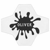 Leuke Zwarte Kleur Spatnaam Kind` Voetbal (Enkel)