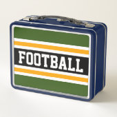 Leuke Zwarte Woud Groen Geel FOOTBALL Strepen (Achterkant)