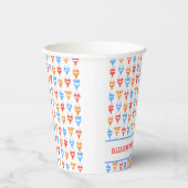 Leuke Zwembroek Zwembad Feest Persoonlijke Bachelo Papieren Bekers (Rechts)