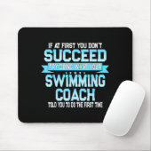 Leuke Zwemcoach Meme - Grappige Zwemmer Zegging Muismat (Met muis)