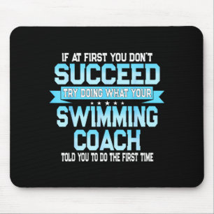 Leuke Zwemcoach Meme - Grappige Zwemmer Zegging  Muismat