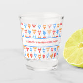 Leuke Zwempak Zwembad Feestje Persoonlijk Afscheid Shot Glas (Voorkant)