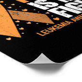Leukemia Awareness  His Fight is my fight Leukemia Poster (Hoek)