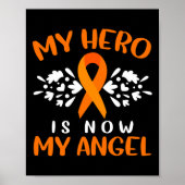 Leukemia Awareness I Wear Orange For Someone Butte Poster (Voorkant)