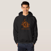 LEUKEMIA Awareness Sunflower Hoodie (Voorkant volledig)