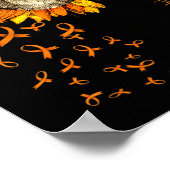 LEUKEMIA Awareness Sunflower Poster (Hoek)