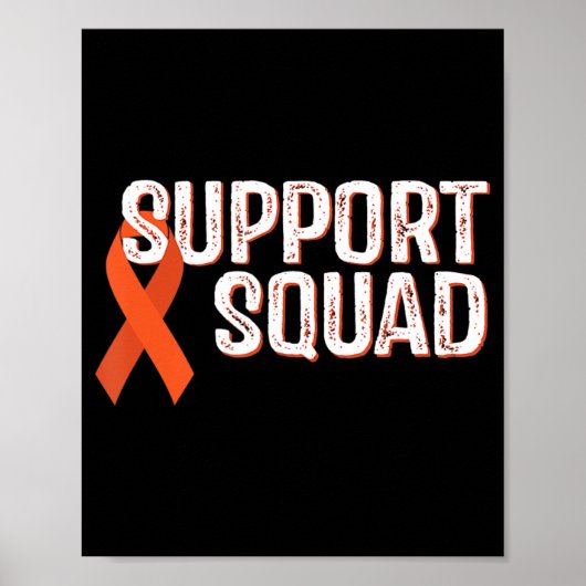 Leukemia Awareness Support Squad Poster (Voorkant)