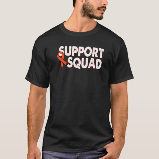 Leukemia Awareness Support Squad Premium T-shirt (Voorkant)