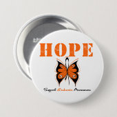 Leukemia Butterfly Ronde Button 7,6 Cm (Voorkant /achterkant)