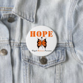 Leukemia Butterfly Ronde Button 7,6 Cm (In situ)