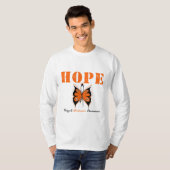 Leukemia Butterfly T-shirt (Voorkant volledig)