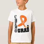 Leukemia Chemo Afstudeerder T-shirt (Voorkant)