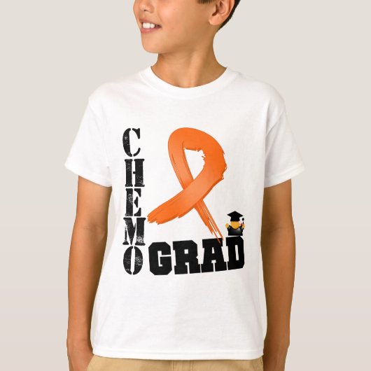 Leukemia Chemo Afstudeerder T-shirt (Voorkant)