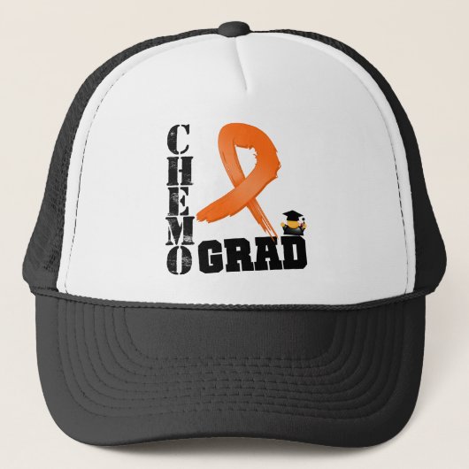 Leukemia Chemo Afstudeerder Trucker Pet (Voorkant)