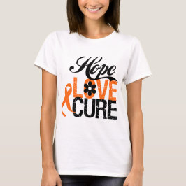LEUKEMIA Hope Love Cure Gifts T-shirt