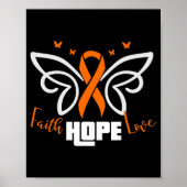 leukemia Outfit Gift for a leukemia Cancer Patient Poster (Voorkant)