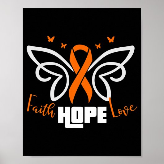 leukemia Outfit Gift for a leukemia Cancer Patient Poster (Voorkant)