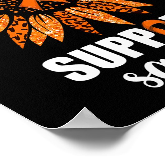 Leukemia Support Squad-Shirt Poster (Hoek)