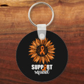 Leukemia Support Squad-Shirt Sleutelhanger (Voorkant)