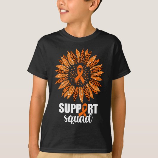 Leukemia Support Squad-Shirt T-shirt (Voorkant)