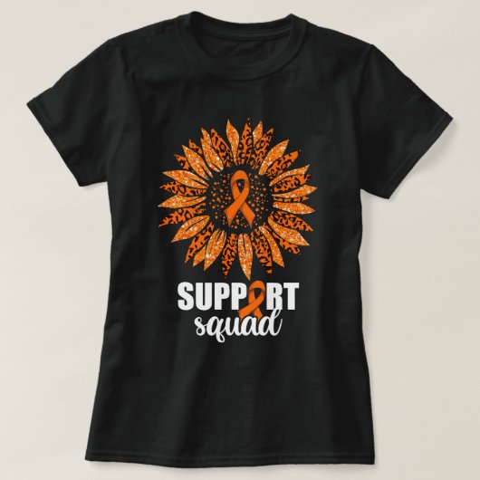 Leukemia Survivor Support Squad Shirt Leukemia AWA (Design voorkant)