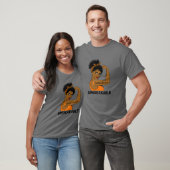 Leukemia Warrior Strong Black Women Unbreakable Aw T-shirt (Unisex)