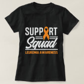 Leukemia Warrior Support Squad Leukemia Cancer Awa T-shirt (Design voorkant)