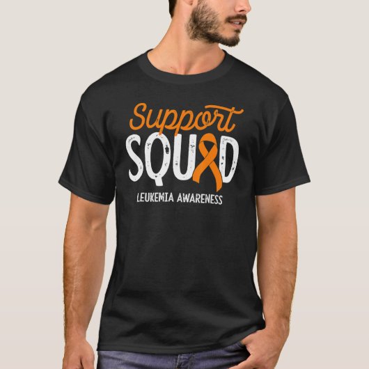 Leukemia Warrior support Squad Survieness T-shirt (Voorkant)
