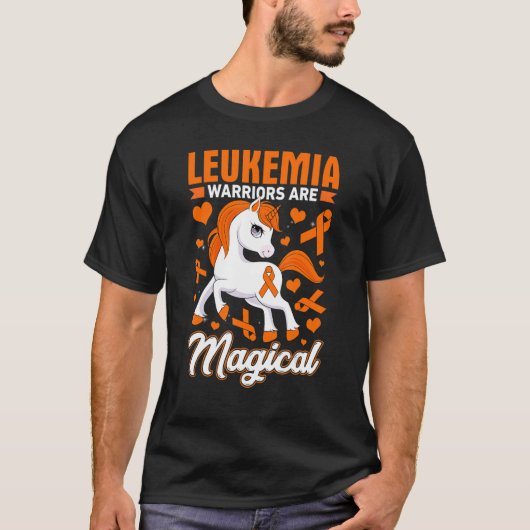 Leukemia Warriors Are Magical Awareness Month Unic T-shirt (Voorkant)