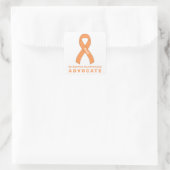 Leukemie Advocate White Square Sticker (Tas)