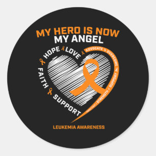 Leukemie Awareness Producten Moeder Vader Vrouwen Ronde Sticker