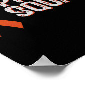 Leukemie Awareness Support Squad Comfort Kleuren e Poster (Hoek)