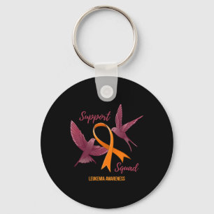 Leukemie Awareness Warrior Survivor Support Squad Sleutelhanger
