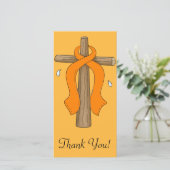 Leukemie Bedankkaart (Staand voorkant)