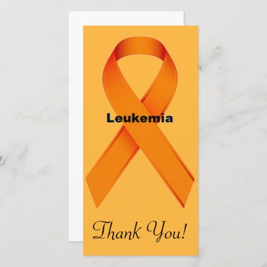 Leukemie Bedankkaart (Voorkant / Achterkant)