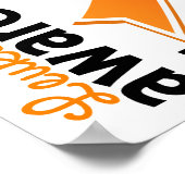 Leukemie Bewustheid 5 Poster (Hoek)